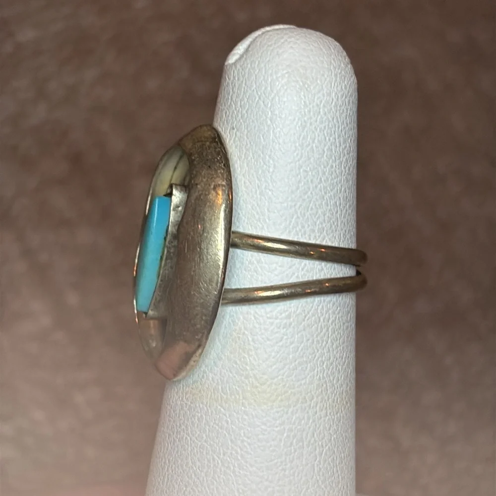 Turquoise and Sterling Ring
